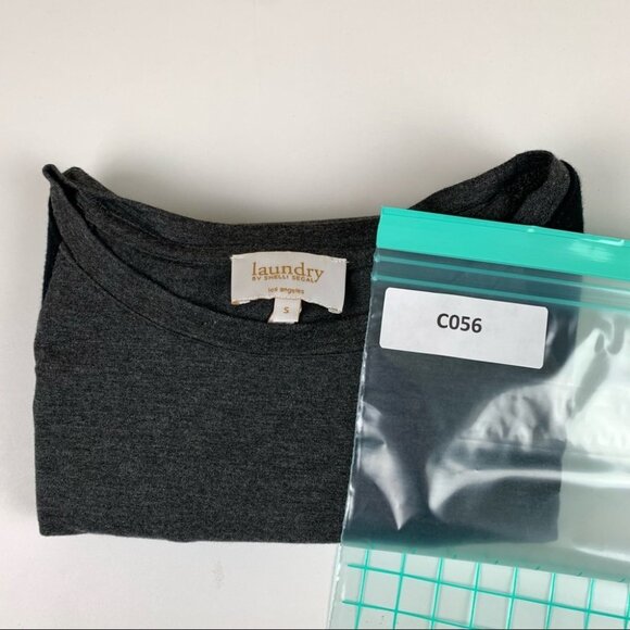 Laundry Shelli Segal I Long Sleeve I Grey - Picture 10 of 10